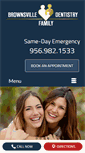 Mobile Screenshot of brownsvillefamilydentistry.com